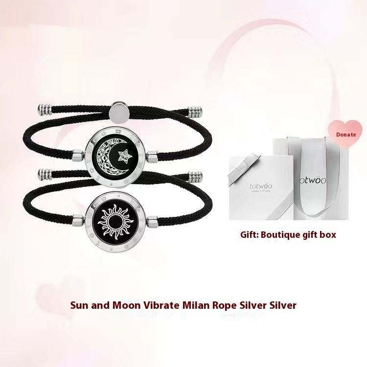 Sun & Moon Smart Sensing Couple Bracelet