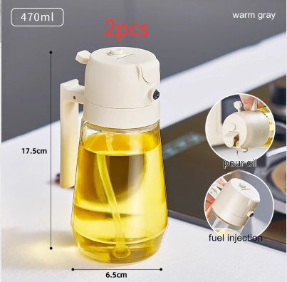 2 in 1 Oil Sprayer Dispenser For Cooking and BBQ