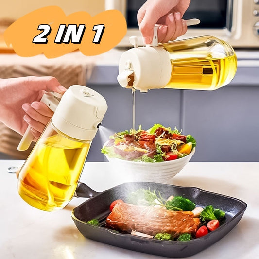 2 in 1 Oil Sprayer Dispenser For Cooking and BBQ
