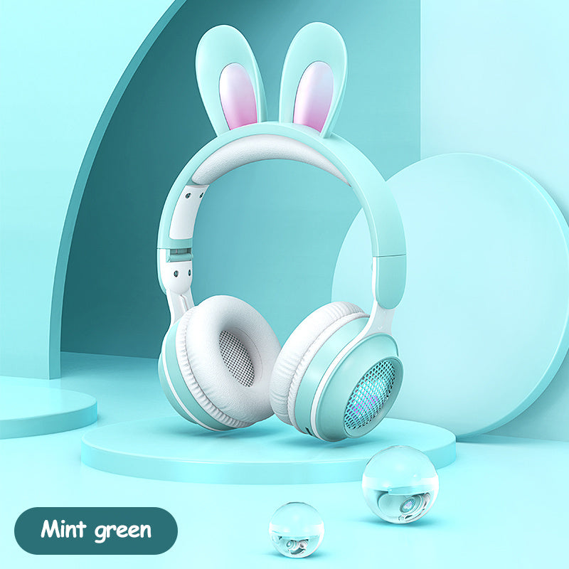 Rabbit Ear Wireless Headphones β Luminous, Extendable & Ultra-Cute! π§