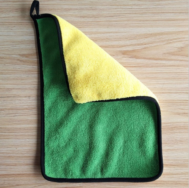 Dual-Sided Microfiber Car Wash Towel