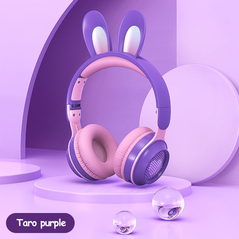 Rabbit Ear Wireless Headphones β Luminous, Extendable & Ultra-Cute! π§