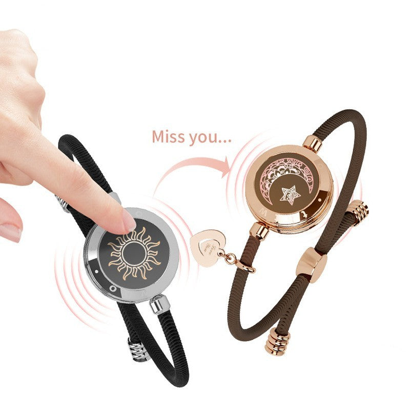 Sun & Moon Smart Sensing Couple Bracelet