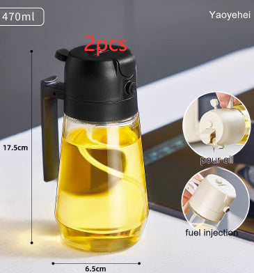 2 in 1 Oil Sprayer Dispenser For Cooking and BBQ